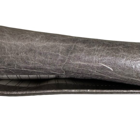 Frye Melissa Ice Gray Clutch Crossbody Versatile Leather Shoulder Bag Western - Picture 5 of 9